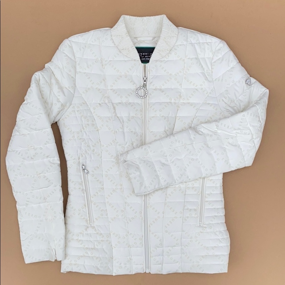 NEW GUESS WOMEN'S PUFFER JACKET SZ S